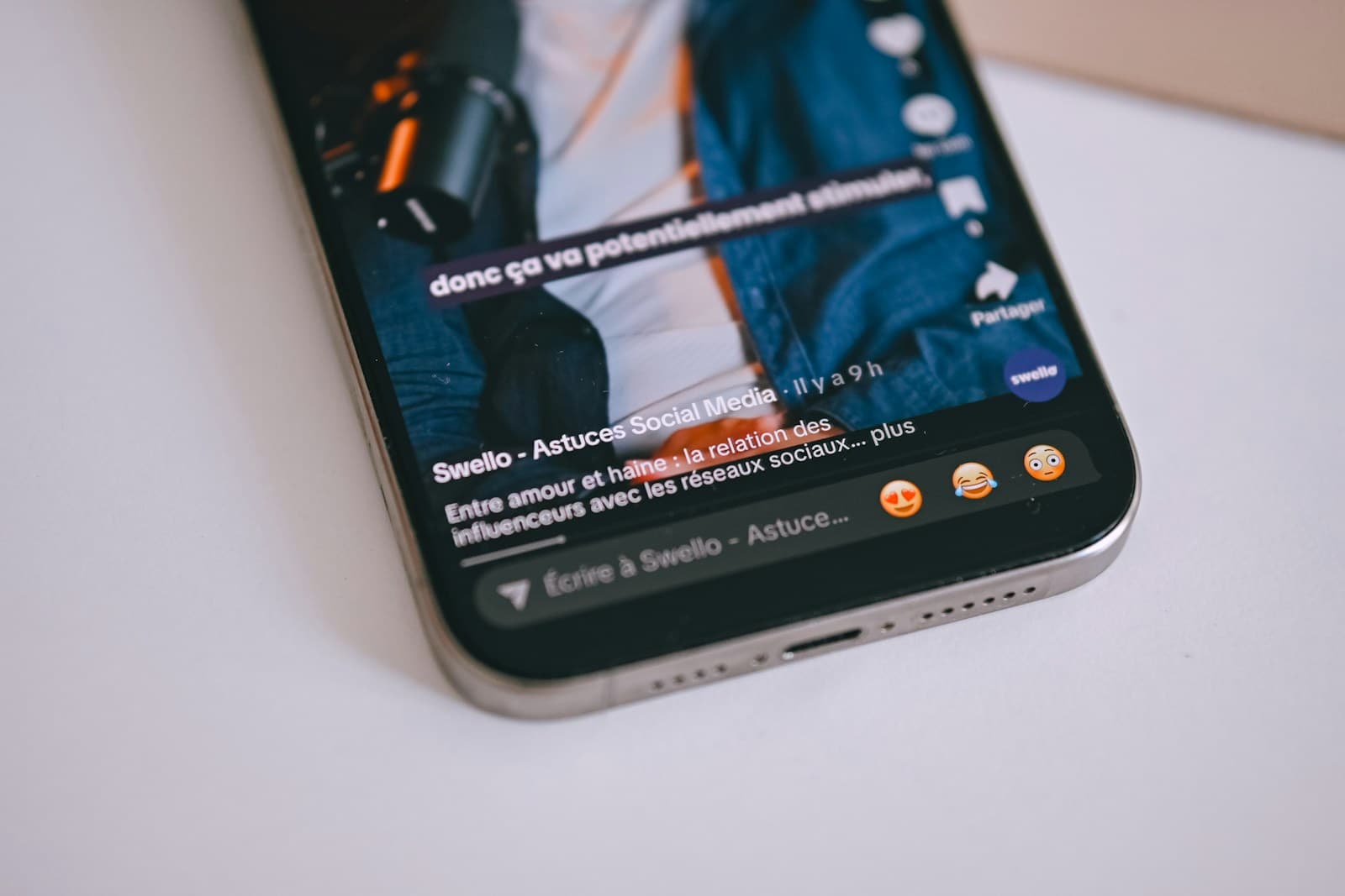 A short-form social video feed
