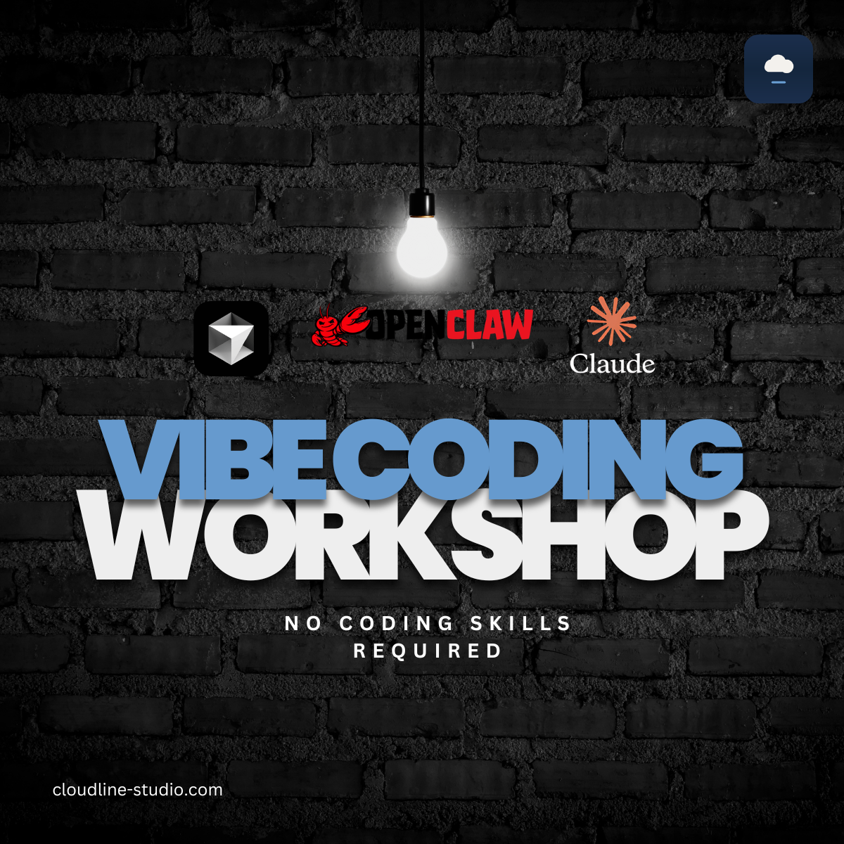 Vibe Coding Workshop — Claude, OpenClaw, Hermes — 12 August 2026, no coding skills required